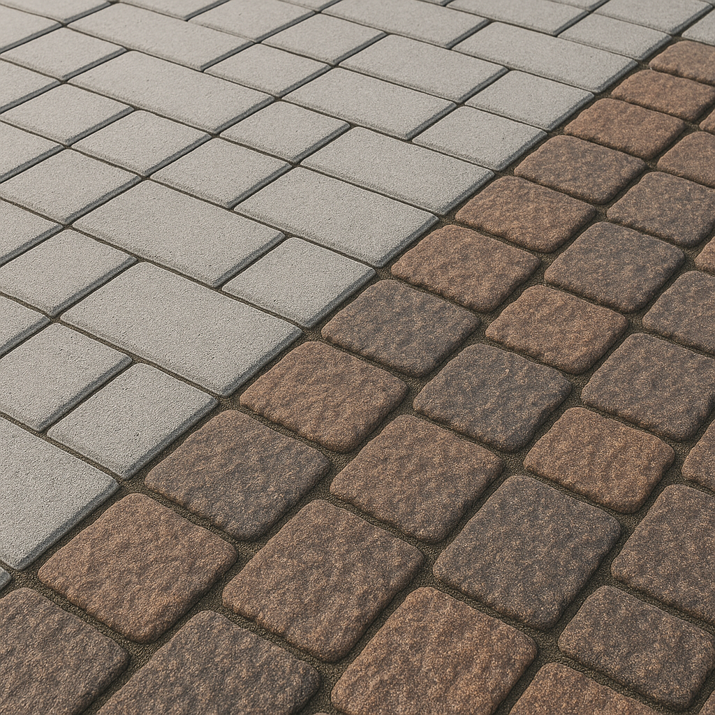 Тротуарная плитка и брусчатка